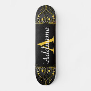 Voeg je naam en initiaal toe persoonlijk skateboard
