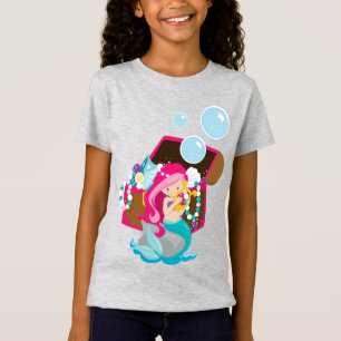 Voeg je naam/ tekst meisjes T-shirt toe