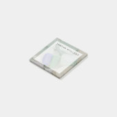 Voeg je naam toe | Bleek strandglas Post-it® Notes (Schuin)