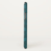 Voeg je naam toe | Donker Teal Patroon Case-Mate iPhone Case (Achterkant / rechts)