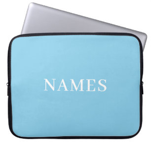 Voeg je naam toe laptop sleeve