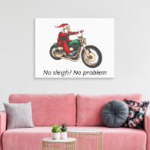 Voeg je onderschrift toe en pas de kerstkerstkerst canvas afdruk (Insitu (Woonkamer))