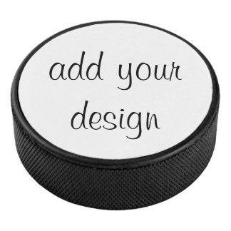 voeg je ontwerp toe hockey puck