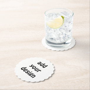 voeg je ontwerp toe kartonnen onderzetters