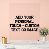 Voeg je persoonlijke touch toe -  geschenken acryl bord (Huwelijk)