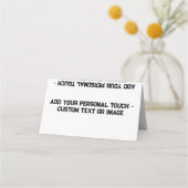 Voeg je persoonlijke touch toe - geschenken plaatskaartje (Achterkant)