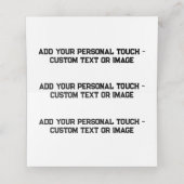 Voeg je persoonlijke touch toe - geschenken plaatskaartje (Binnenkant ongevouwen)