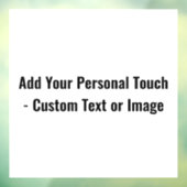 Voeg je persoonlijke touch toe -  geschenken raamsticker (Vel 3)