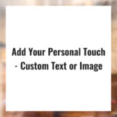 Voeg je persoonlijke touch toe -  geschenken raamsticker (Vel 2)