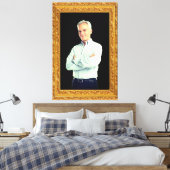 Voeg je portret, familiefoto toe... Gepersonalisee Canvas Afdruk (Insitu (Slaapkamer))