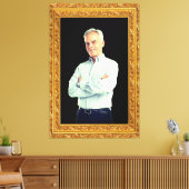 Voeg je portret, familiefoto toe... Gepersonalisee Canvas Afdruk (Insitu (Woonkamer))