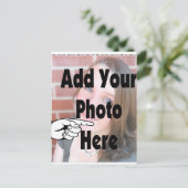 Voeg je speciale Afbeelding Foto toe Briefkaart (Staand voorkant)