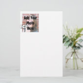 Voeg je speciale Afbeelding Foto toe Briefpapier (Staand voorkant)