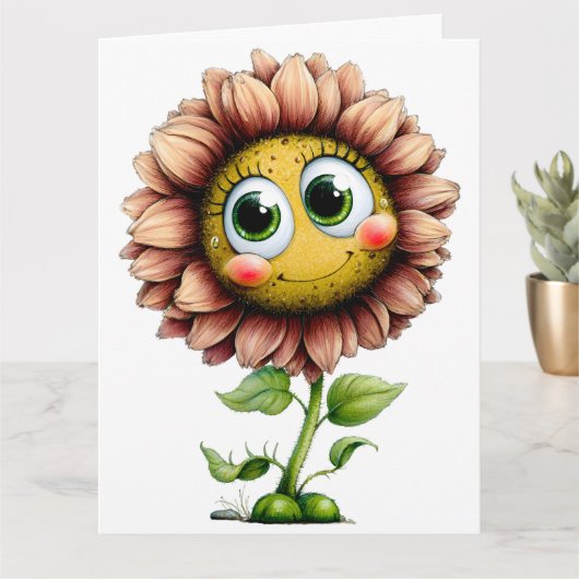 Voeg je speciale bericht toe  kaart (Kleine Plant)