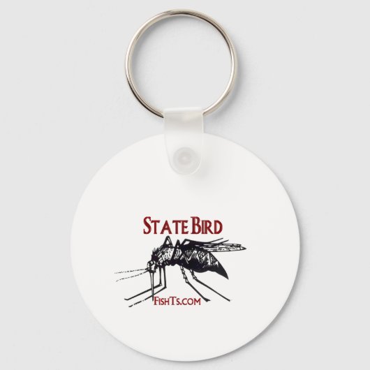 Voeg je staatsnaam-staatsvogel toe sleutelhanger (Voorkant)
