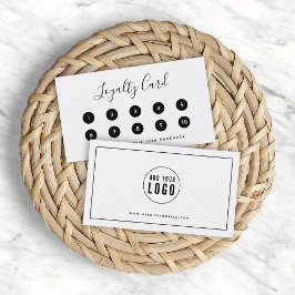 Voeg je zwarte rand aan je Logo toe Klantenkaartje