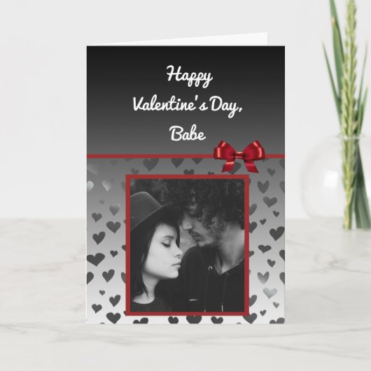 Voeg jouw foto toe aan deze Valentijnskaart Kaart (Voorkant)