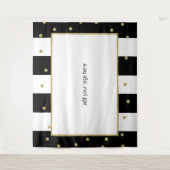 VOEG JOUW logo toe  Fotohokje achtergrondbanner Wandkleed (Voorkant)