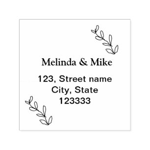Voeg jouw naam adres toe Stad Staat post custom si Zelfinktende Stempel