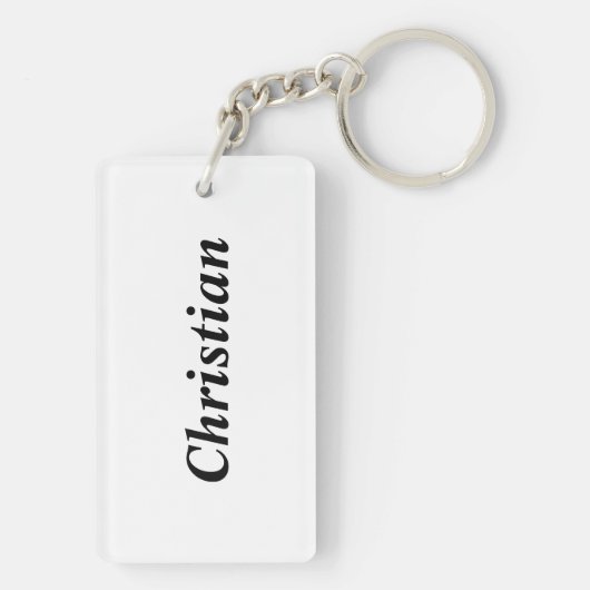 Voeg Jouw naam Americas Rifle en American Flag Key Sleutelhanger (achterkant)