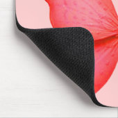 Voeg Jouw naam Blush Red Butterfly Muismat toe (Hoek)