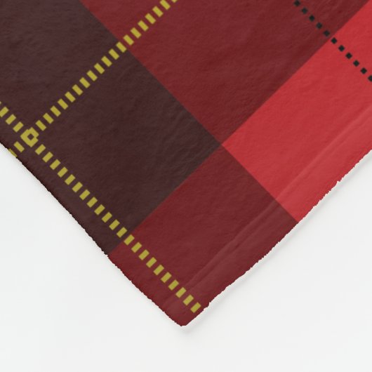 Voeg Jouw naam Clan Wallace Pset Tartan toe Fleece Deken (Hoek)
