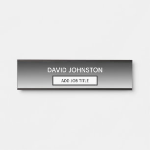 Voeg jouw naam en baantitel aan dit Bedrijfs toe Deurbordje