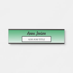 Voeg jouw naam en baantitel aan dit Bedrijfs toe Deurbordje