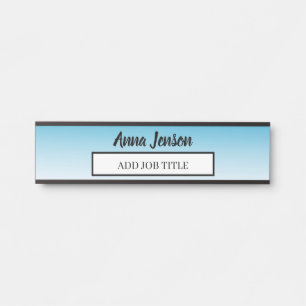 Voeg jouw naam en baantitel aan dit Bedrijfs toe Deurbordje