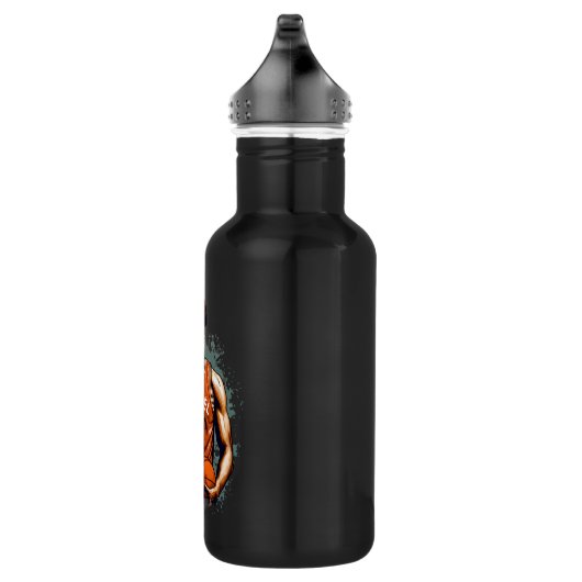 Voeg Jouw naam en Nummer basketballer Custom Waterfles (Rechts)