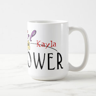 Voeg jouw naam Girl Power Gift Mok toe