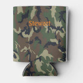 Voeg Jouw naam Hunters Camo toe Blikjeskoeler (Voorkant)