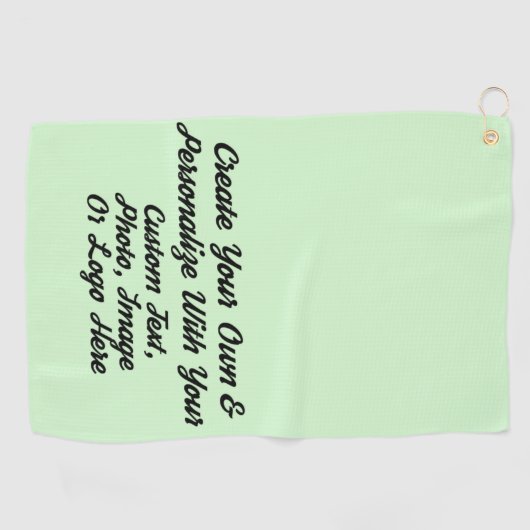 Voeg Jouw naam, Logo of ontwerp toe, aangepaste ge Golfhanddoek (Horizontaal)