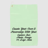 Voeg Jouw naam, Logo of ontwerp toe, aangepaste ge Golfhanddoek (Voorkant)