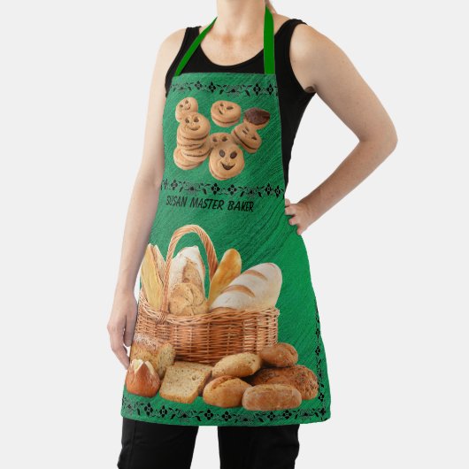 VOEG JOUW NAAM-MASTER BAKER All-Over Print Apron T Schort (Insitu)