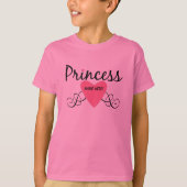 Voeg Jouw naam Princess T-shirt toe (Voorkant)