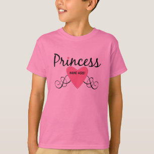 Voeg Jouw naam Princess T-shirt toe