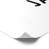 Voeg Jouw naam Red Fire Persoonlijk Poster toe (Hoek)