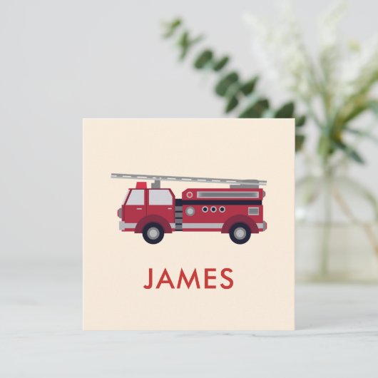 Voeg Jouw naam Red Fire Specialized toe (Staand voorkant)