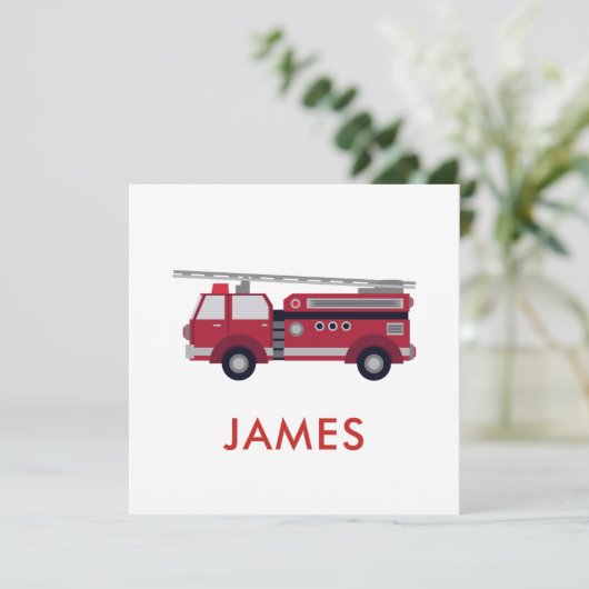 Voeg Jouw naam Red Fire Specialized toe (Staand voorkant)