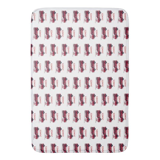 Voeg Jouw naam Red Fire Specialized toe Badmat (Voorkant Verticaal)