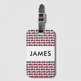 Voeg Jouw naam Red Fire Specialized toe Bagagelabel