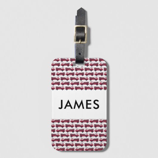 Voeg Jouw naam Red Fire Specialized toe Bagagelabel (Voorkant (verticaal))