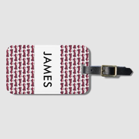 Voeg Jouw naam Red Fire Specialized toe Bagagelabel (Voorkant (horizontaal))