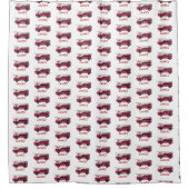 Voeg Jouw naam Red Fire Specialized toe Douchegordijn (Voorkant)