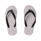 Voeg Jouw naam Red Fire Specialized toe Kinder Teenslippers (Voetbed)
