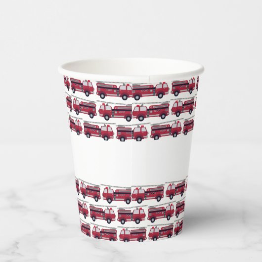 Voeg Jouw naam Red Fire Specialized toe Papieren Bekers (Rechts)