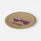 Voeg Jouw naam Red Fire Specialized toe Papieren Bordje (Gekanteld)