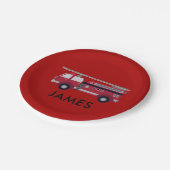 Voeg Jouw naam Red Fire Specialized toe Papieren Bordje (Gekanteld)
