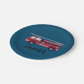 Voeg Jouw naam Red Fire Specialized toe Papieren Bordje (Gekanteld)